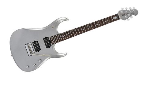 Under the faultless glam silver sparkle finish lies a basswood body with maple top and mahogany tone block