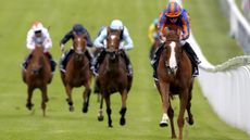 Royal Ascot betting day two Prince Of Wales&rsquo;s Stakes Love ridden by jockey Ryan Moore (right) wins the Investec Oaks at Epsom Racecourse.