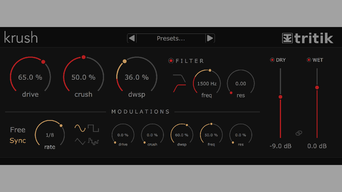 Krush: bit crushing with a capital K.