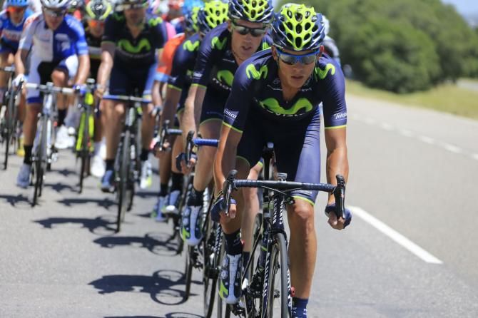 Movistar controls the peloton