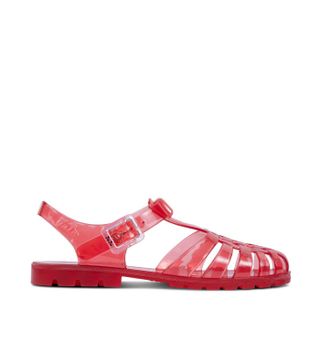 Juju, Reilly Dark Red Fisherman Jelly Sandals