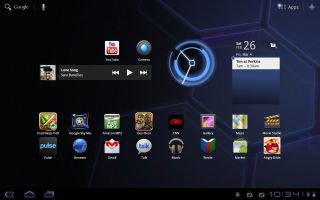 android 3.0 homescreen