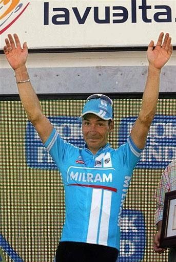 Zabel celebrates on the podium