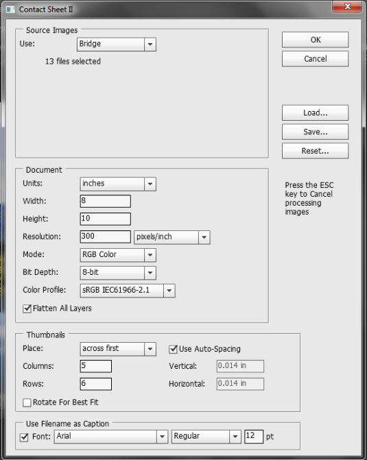 How to create contact sheets using Creative Bloq