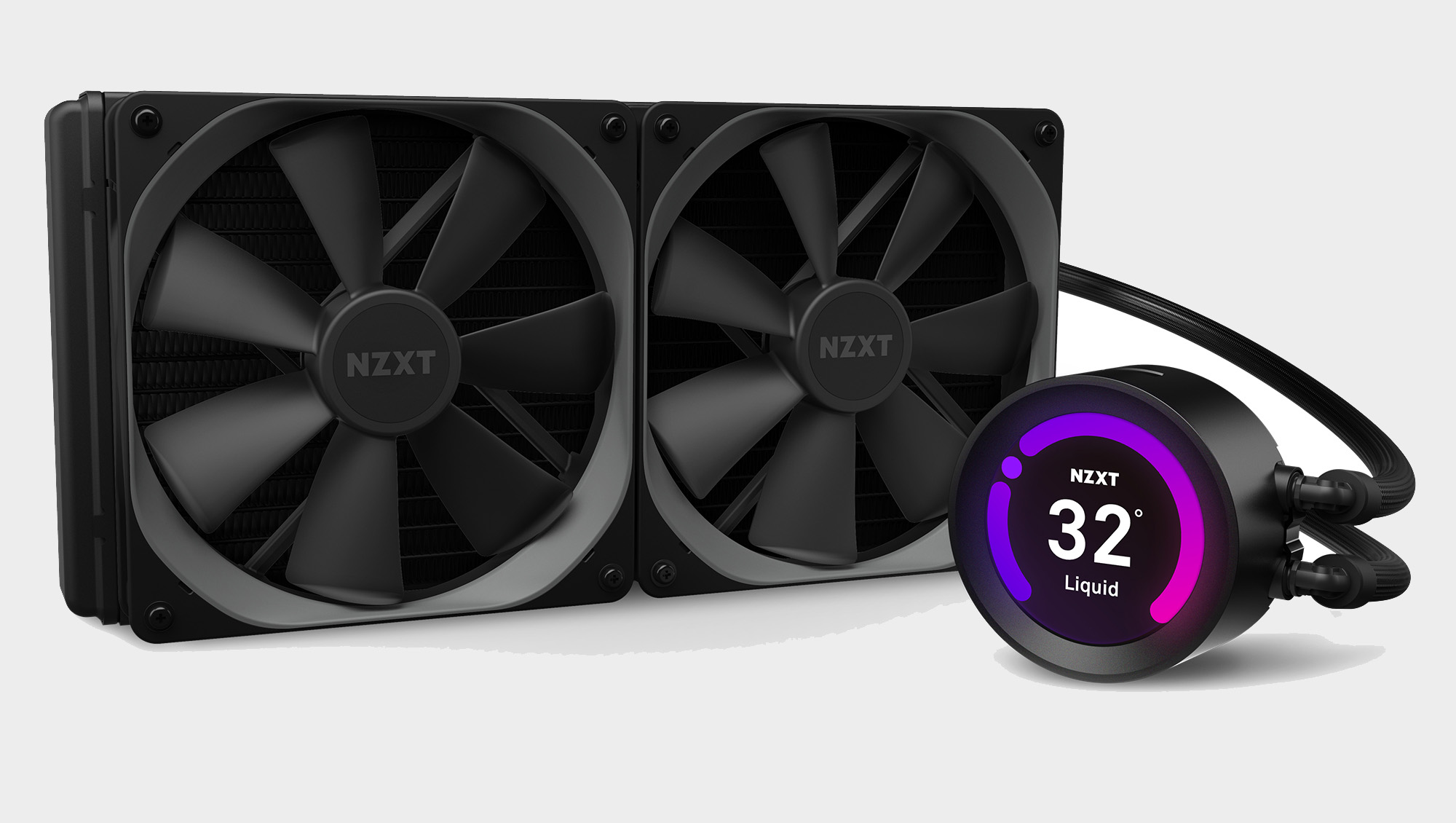 Nzxt Put A Lcd Screen In Its Coolers And You Can Customize The Image Pc Gamer