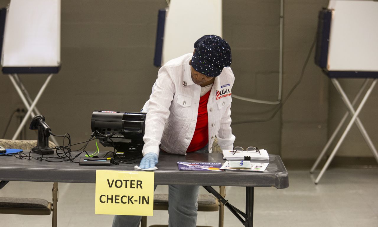 Voting in Florida.