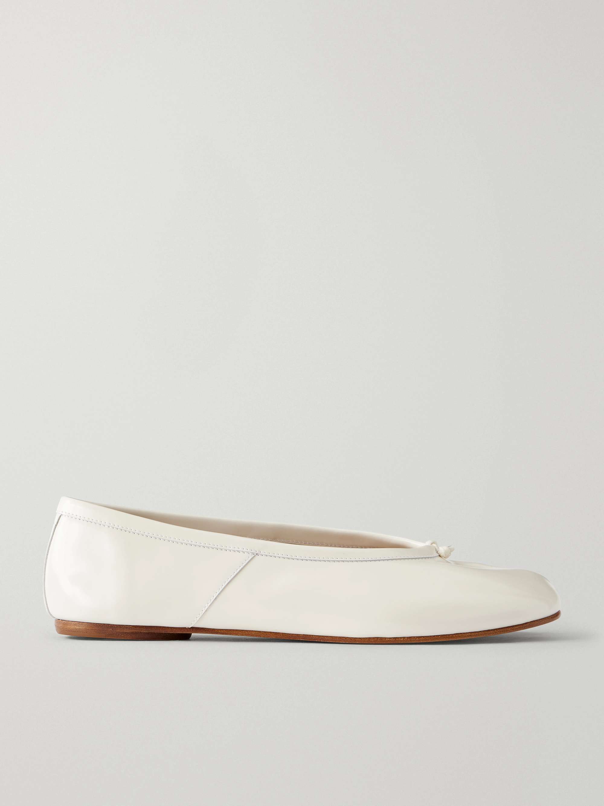 Tabi New Ballerina Split-Toe Patent-Leather Ballet Flats