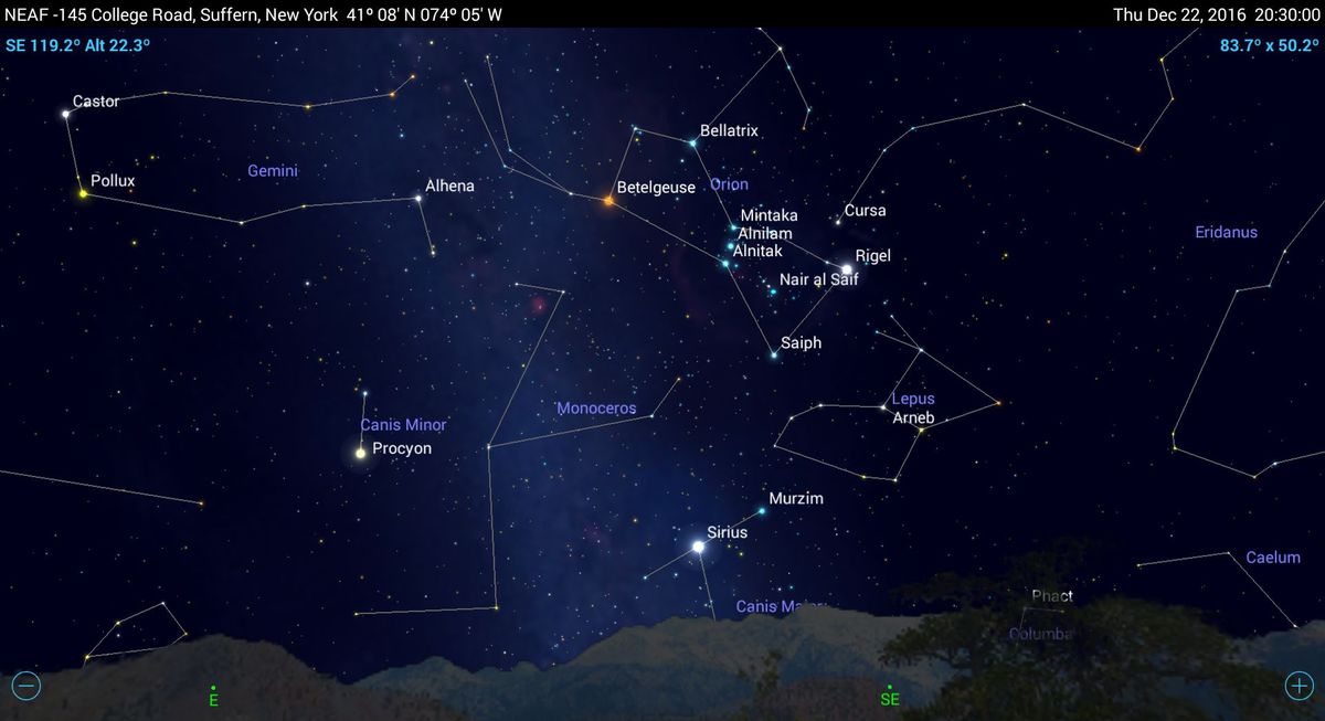 Sirius Brightest Star In Earths Night Sky Space