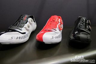 The S-Works road shoe line is completely revamped with a new last, materials, and Boa closure system