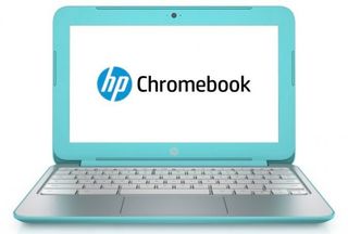 hp chromebook ocean turquoise front 592x400