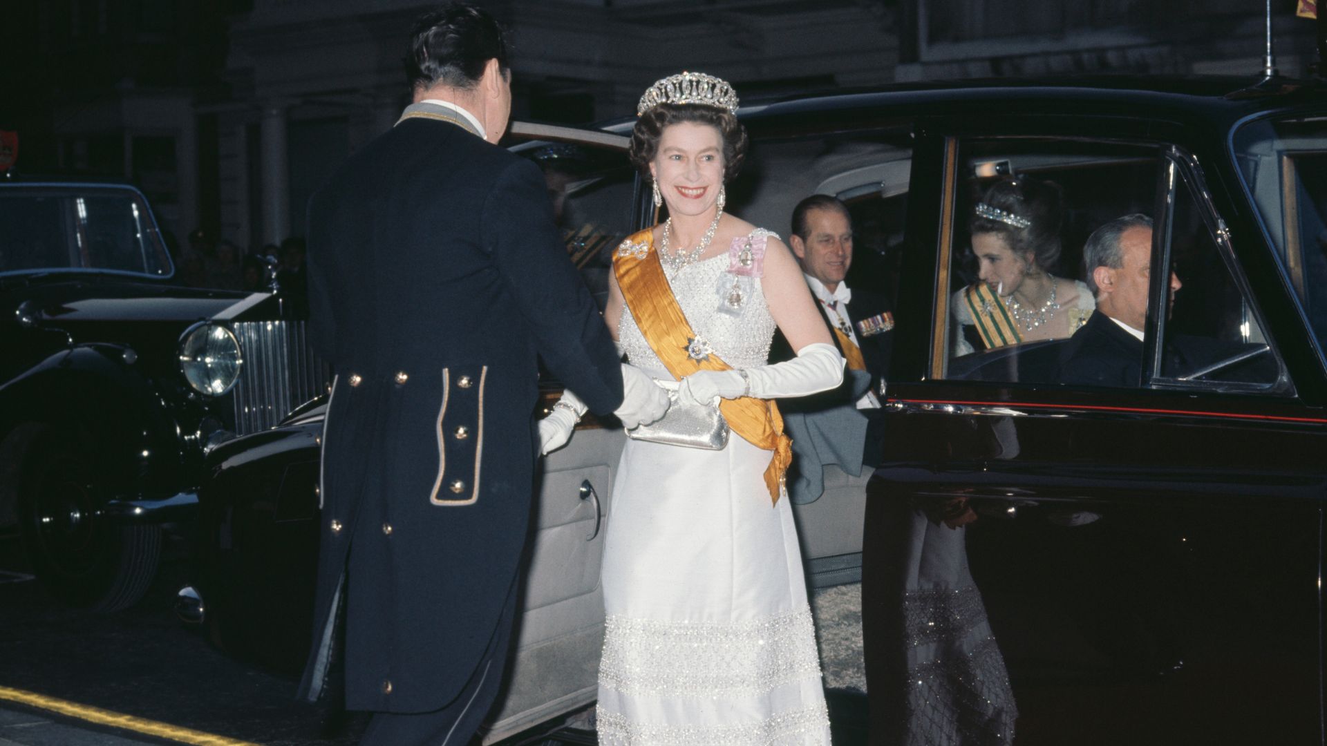 Queen Elizabeth II wearing the Vladimir Tiara