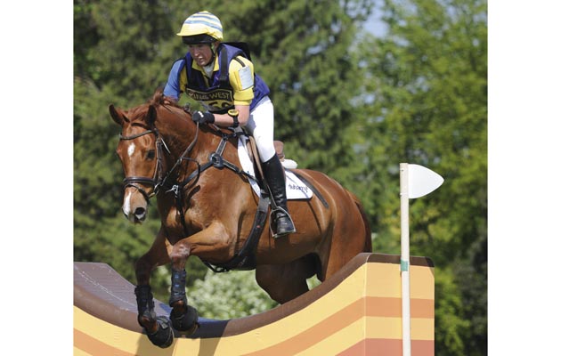 Zoe Wilkinson riding PARKFIELD QUINTESSENTIAL in CIC * Section I at Rockingham Castle Horse Trials in Northamptonshire, UK on 4 May 2014