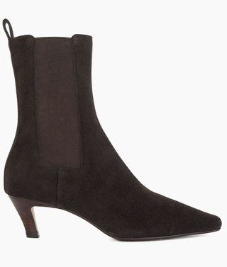 dunelondon, Chiselled Toe Kitten Heel Chelsea Ankle Boots