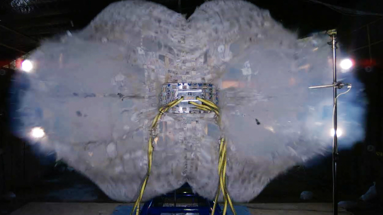  Bang! Inflatable space station module blows apart in explosive test (video) 