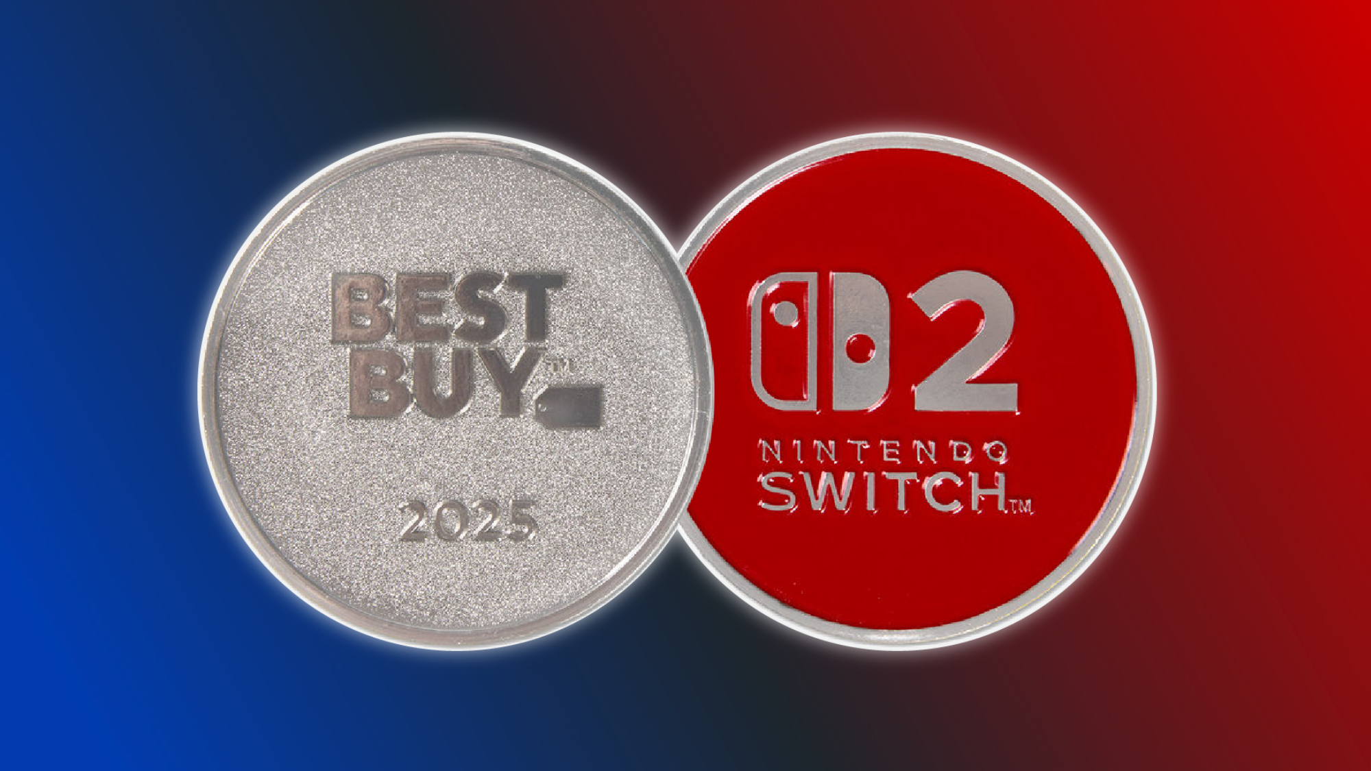 Best Buy Switch 2 collectible coin