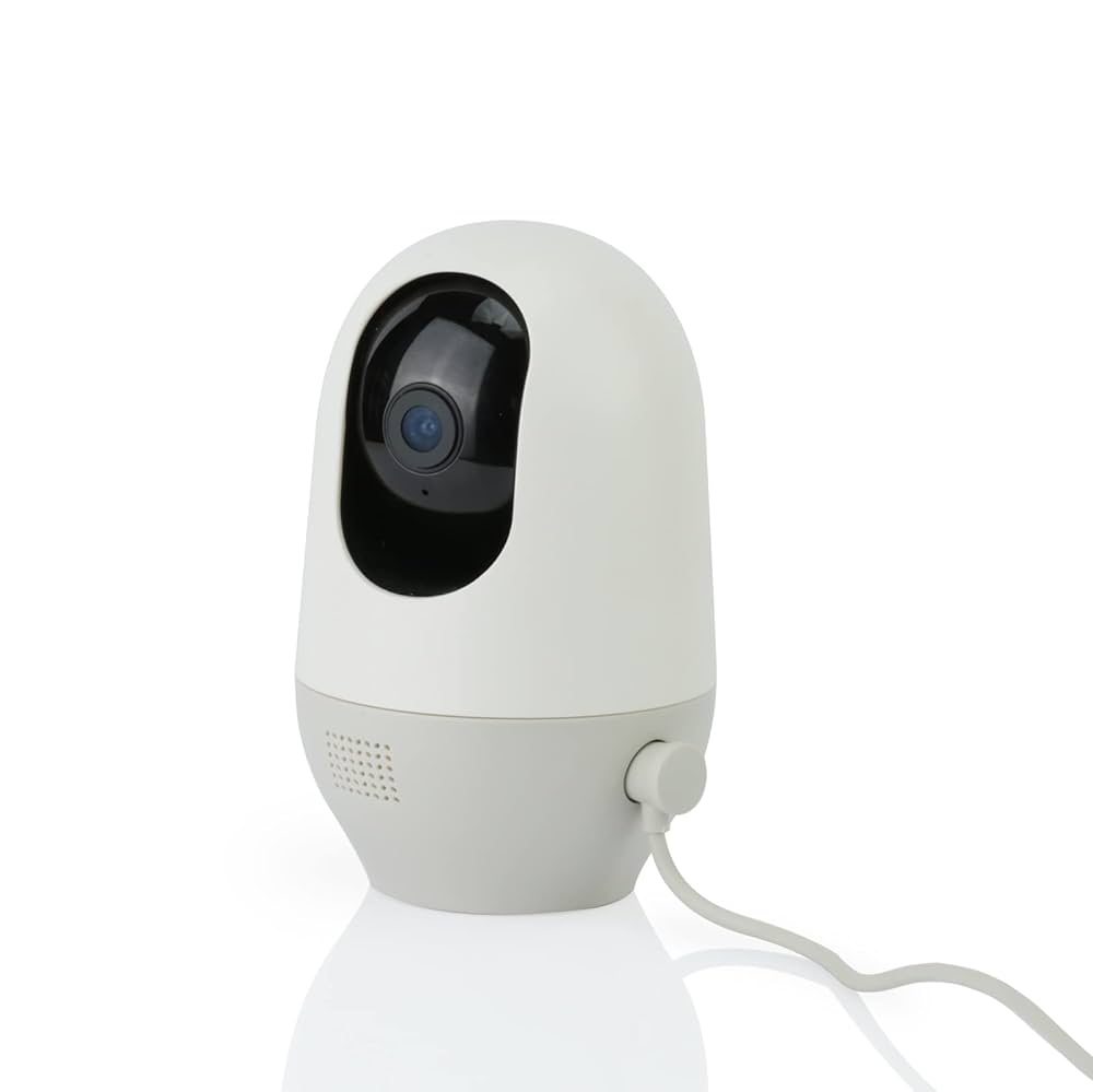 The Nooie 360 camera on a white background