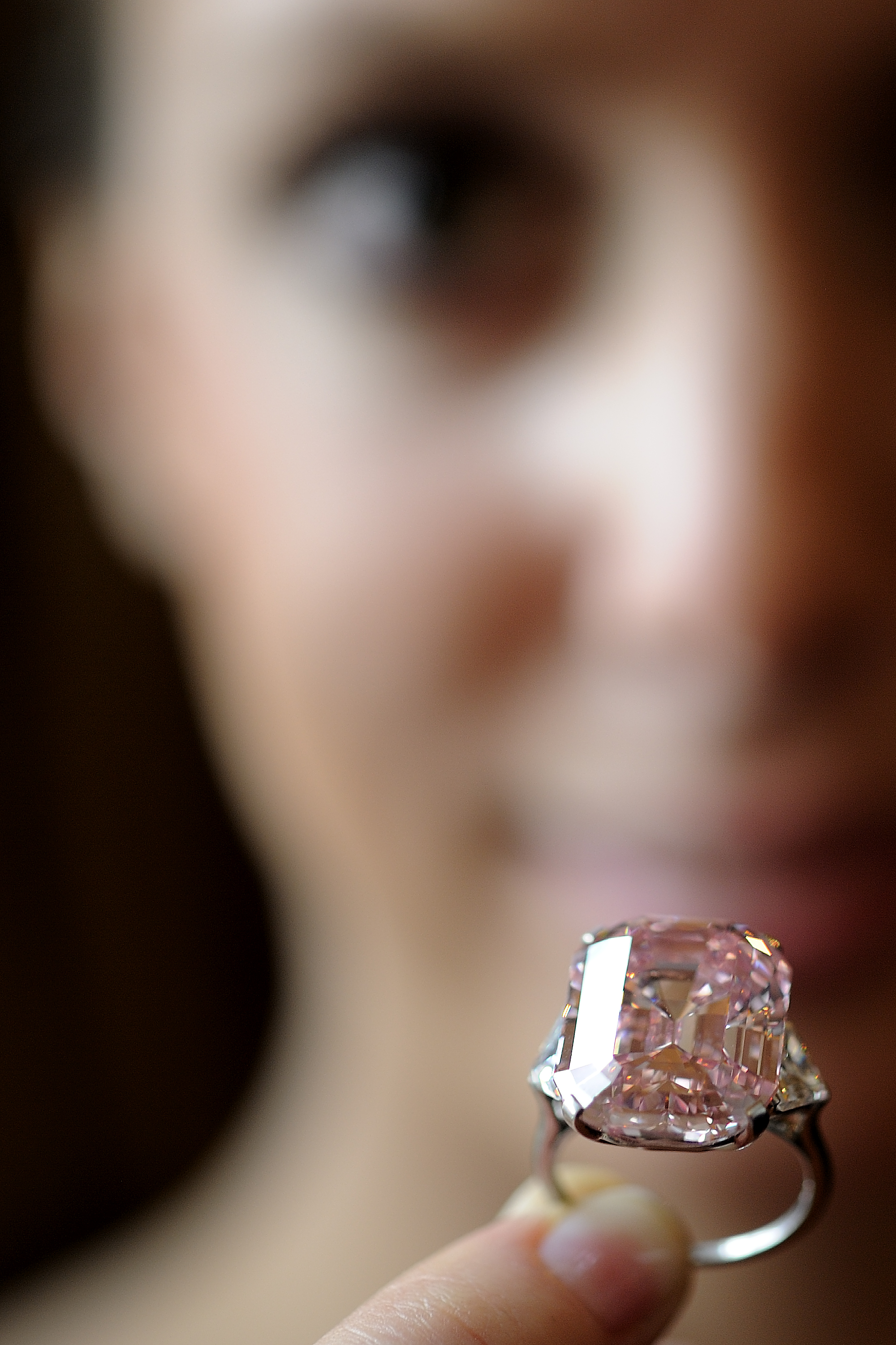 24.78 carat fancy intense pink diamond