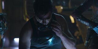 Avengers Endgame Tony Stark working on the Benatar