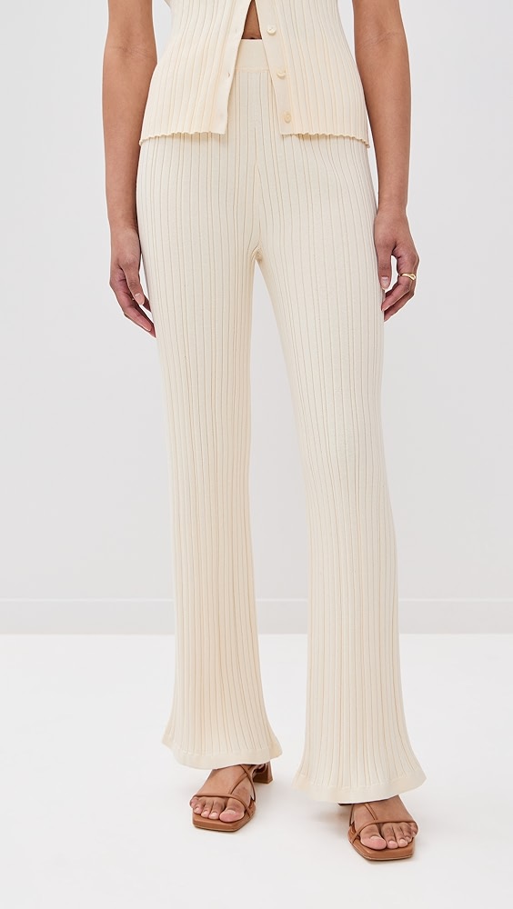 Le Bop Ribbed Flare Pants