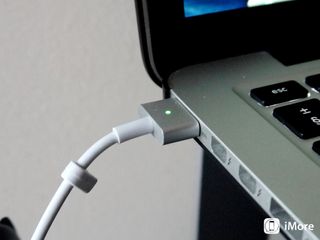 MacBook Pro MagSafe connector.