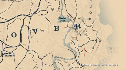Red Dead Redemption 2 Poisonous Trail treasure map quest