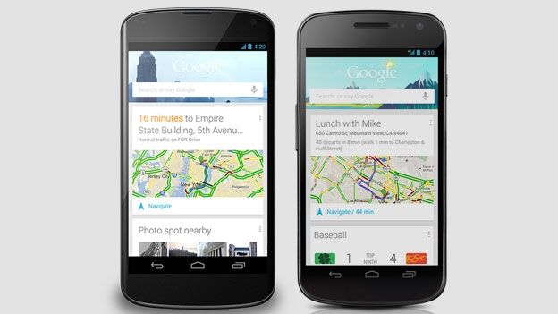 Android 4.2 Jelly Bean: Google Now