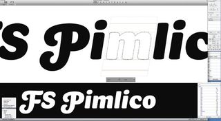 Some fine adjustments of FS Pimlico Black in Glyphs