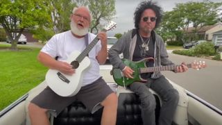 [L-R] Kyle Gass and Steve Lukather