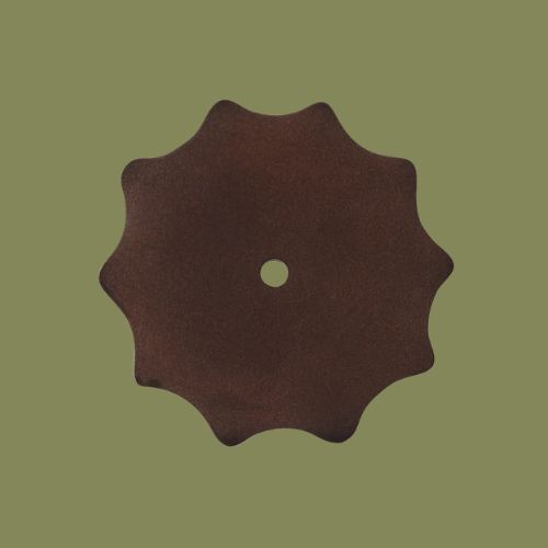 Large Wave Backplate in Blackened Bronze