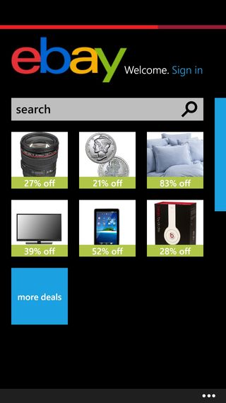 eBay for Windows Phone 8