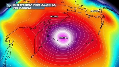 Typhoon Nuri could break records, bring 50-foot waves to Bering Sea