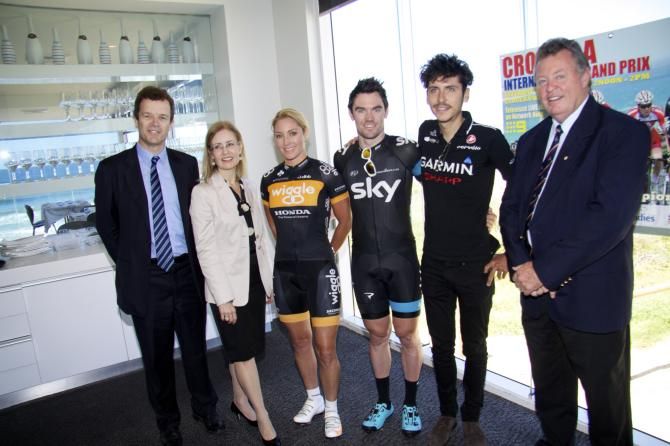 Mark Speakman MP, Member for Cronulla Honourable Gabrielle Upton, Minister for Sport and Recreation, Chris Sutton, Rochelle Gilmore , Lachlan Morton and Phill Bates AM