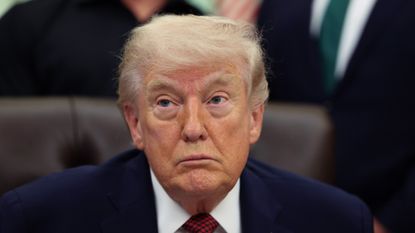 Trump looking confused