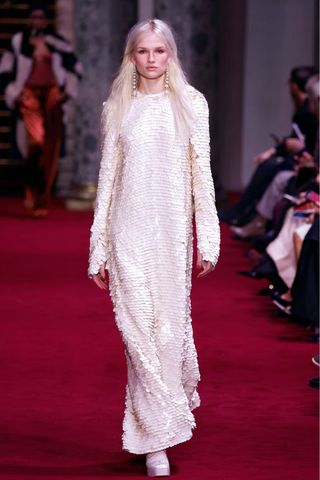 Zimmermann AW24 white sequin gown GettyImages-2058084237