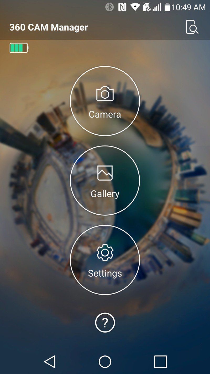 LG CAM 360 on Android