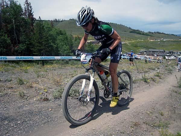Mary McConneloug in the short track at US Nationals