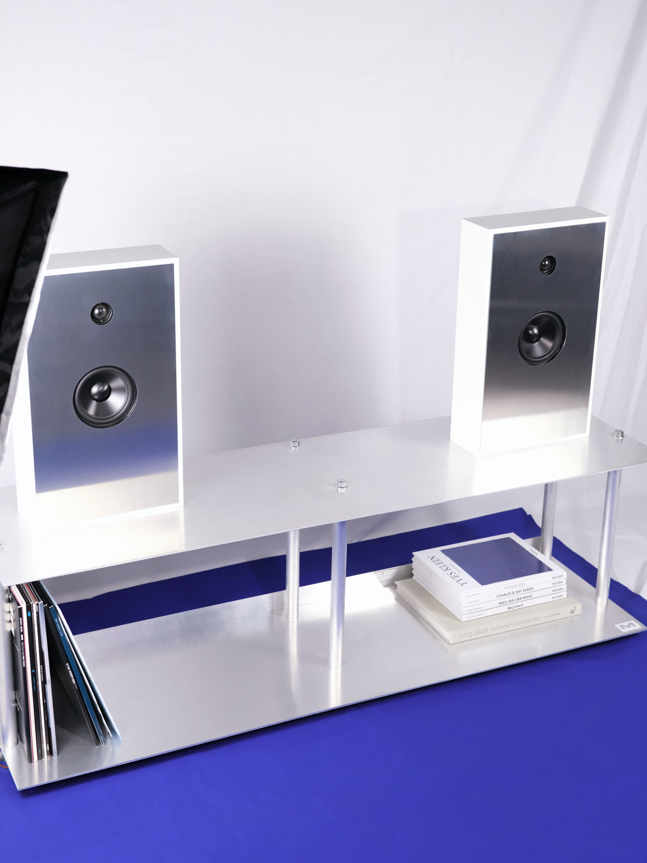 M-618 Vinyl Storage and M-470 Speakers