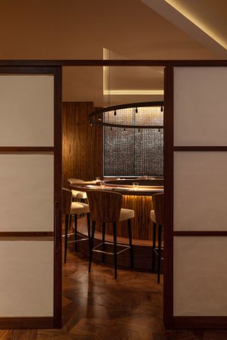 Interior of Hakuba at Cheval Blanc Paris Hôtel