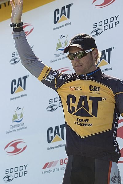 And here he is, the CAT Tour of Tasmania leader, Bernard Sulzberger (Fly V Australia) from Flowery Gully in northern Tasmania.