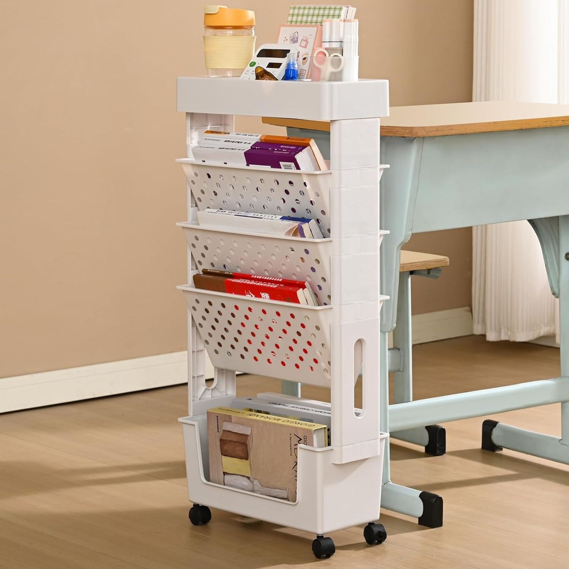 5 Tier Rolling Utility Cart