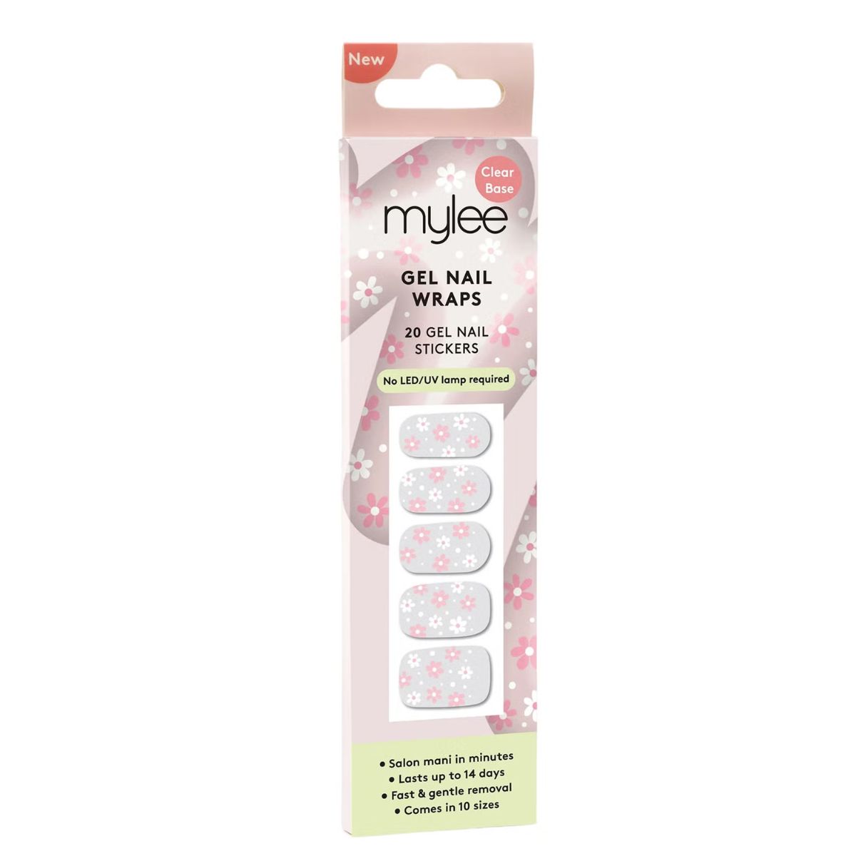 Mylee Gel Nail Wraps Freshly Picked Naturally, Darling