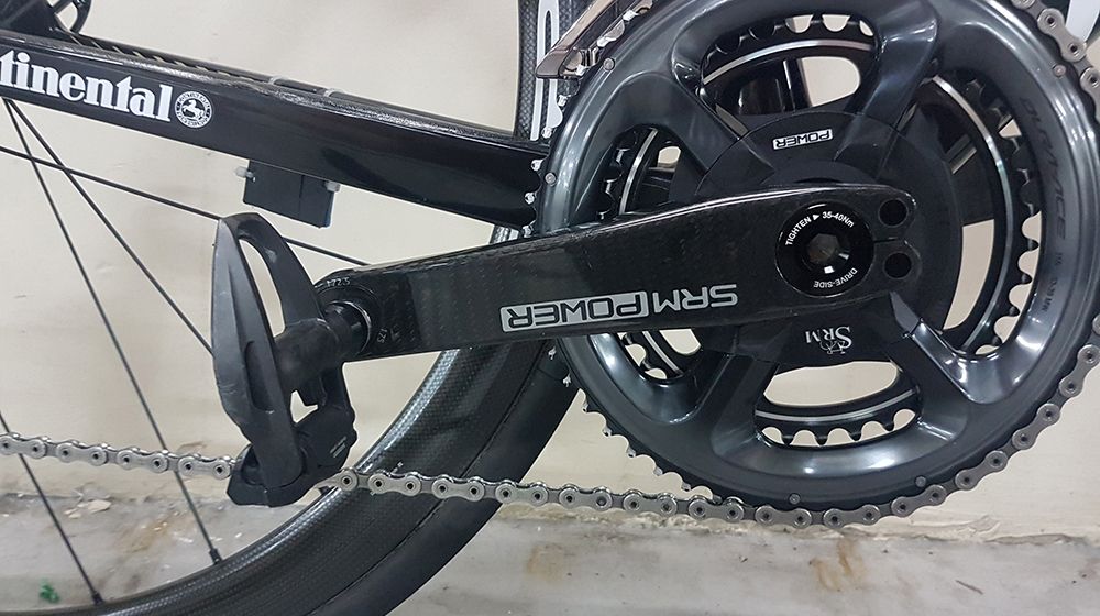 Nibali runs Shimano Dura-Ace R9100 pedals