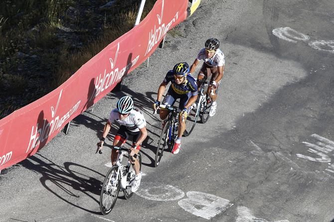 Chris Horner attacked Nibali in the final climb