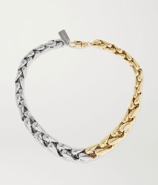 Silver and gold chain