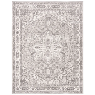 A distressed effect rug