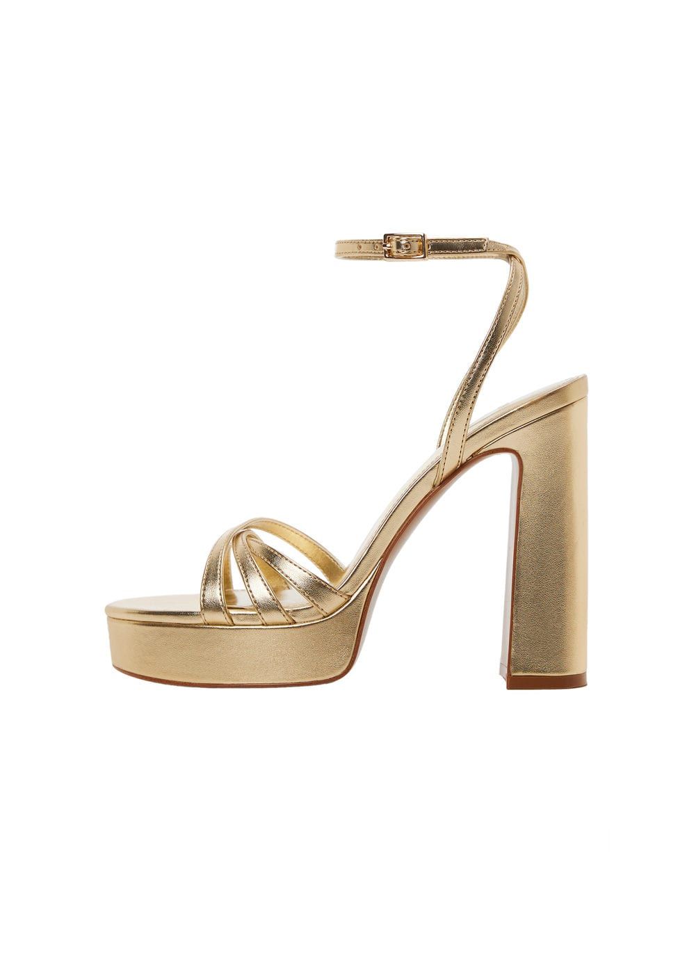 Metallic Platform Sandal - Women