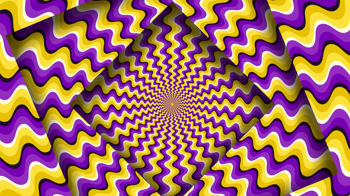 This vibrant optical illusion is utterly hypnotic