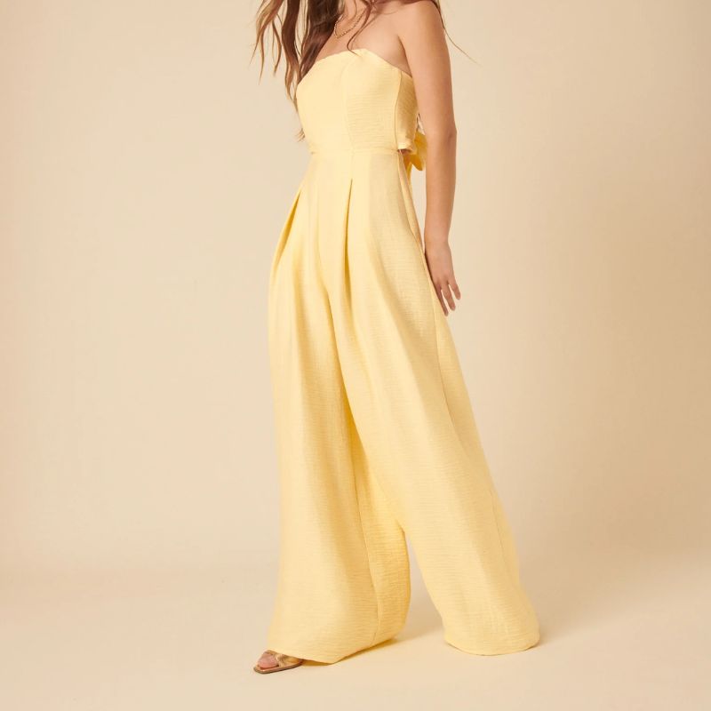 butter yellow jumpsuit