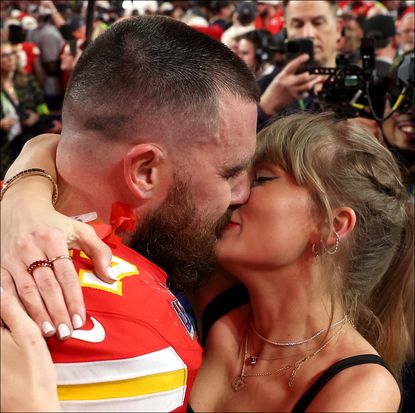 Travis Kelce Is Taylor Swift’s “Built-In Bodyguard” Who Has “Vowed To Keep Her Safe,” Source Says.