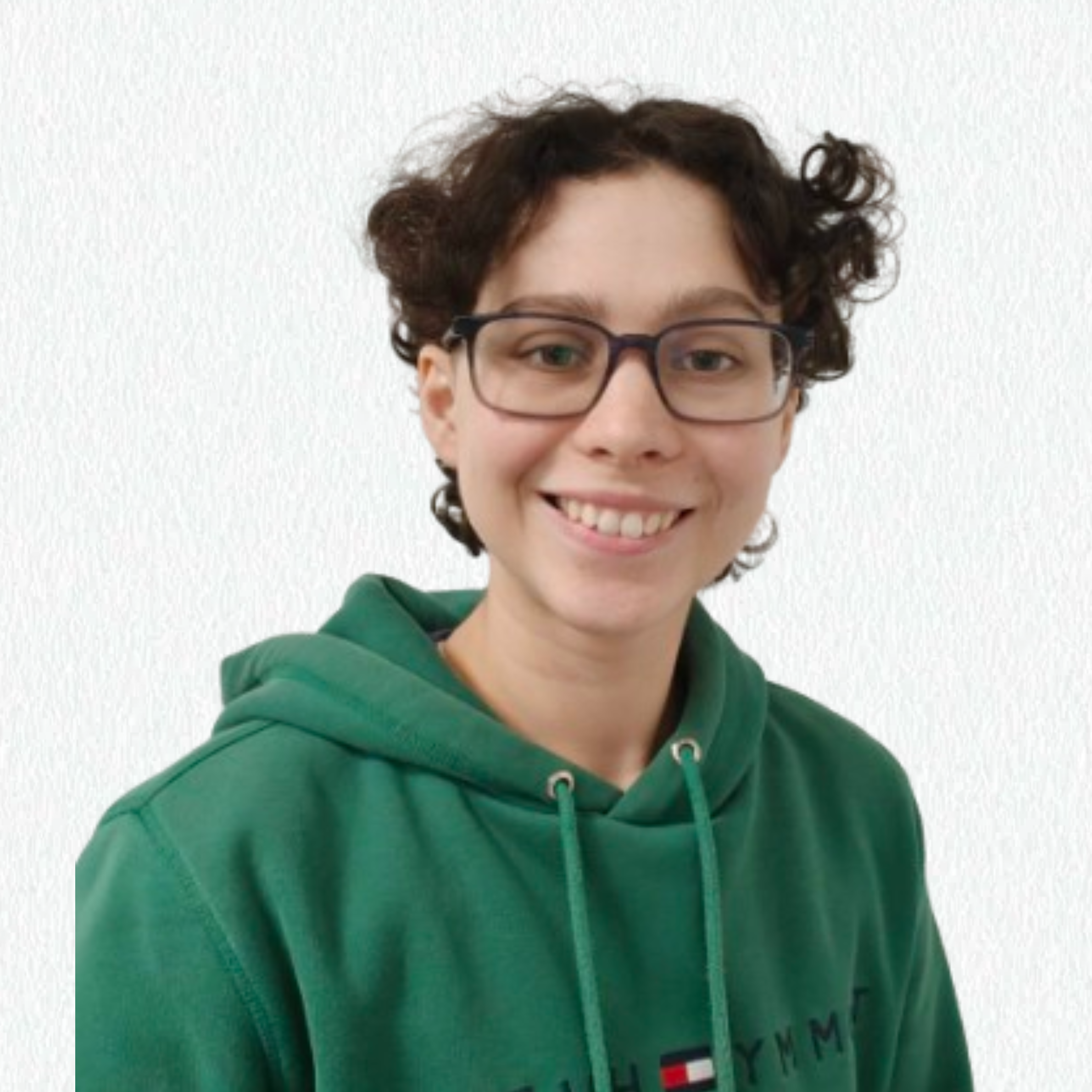 Robyn on a white background.